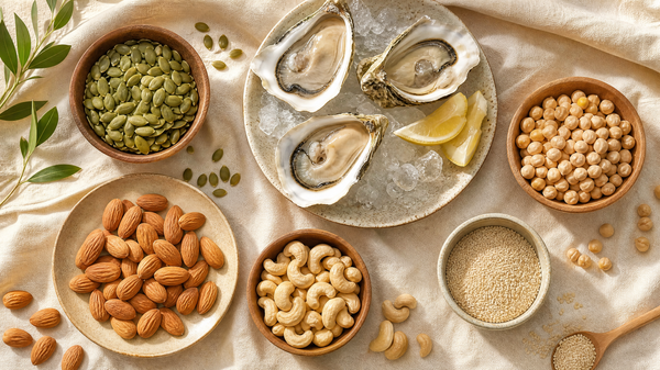 Zinc : un minéral clé pour la peau et l'immunité des femmes