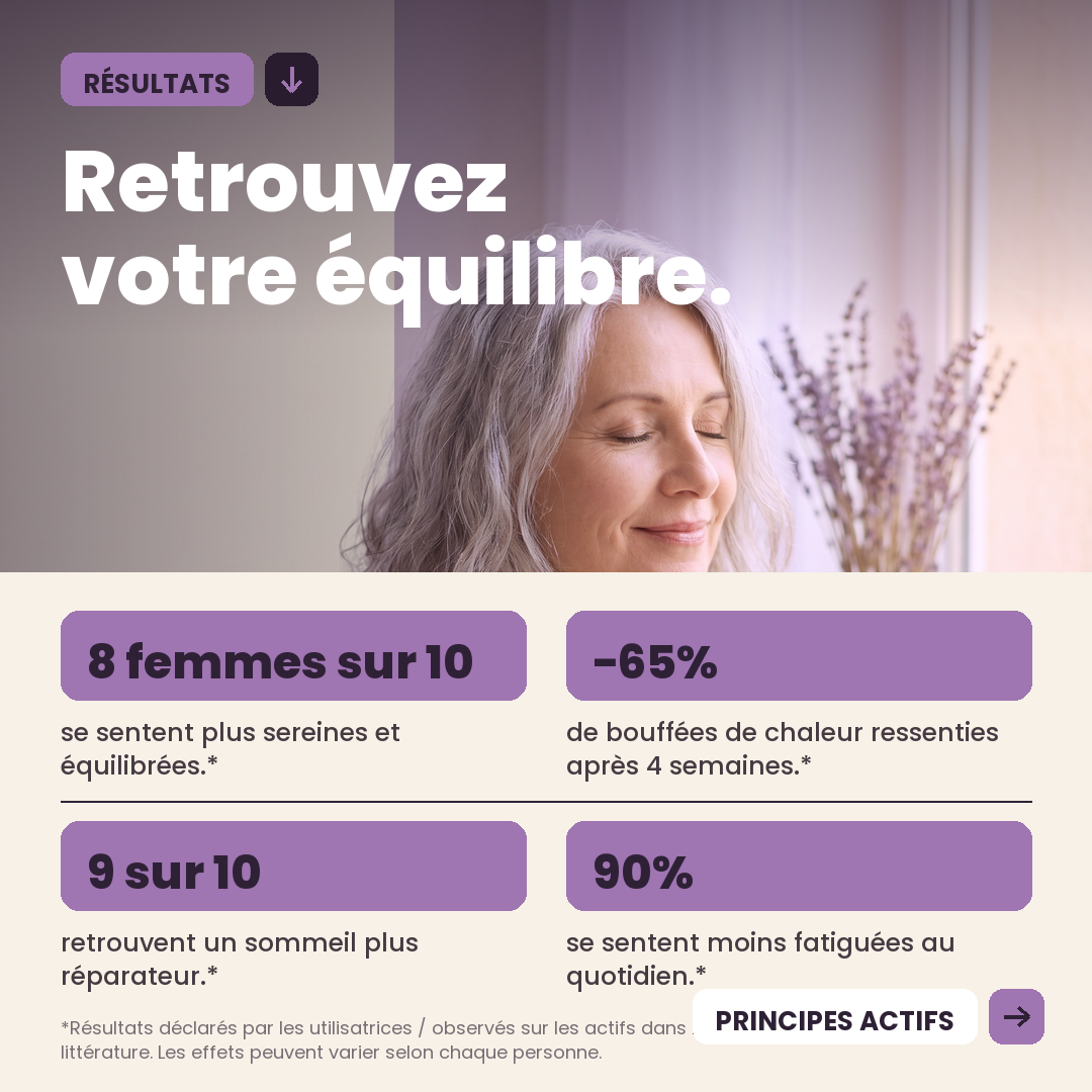 Complément alimentaire - Ménopause